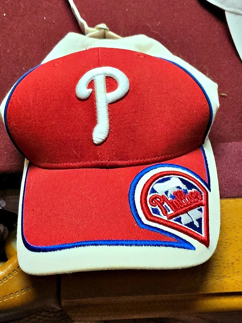 New Era Philadelphia Phillies Baseball Cap Red White